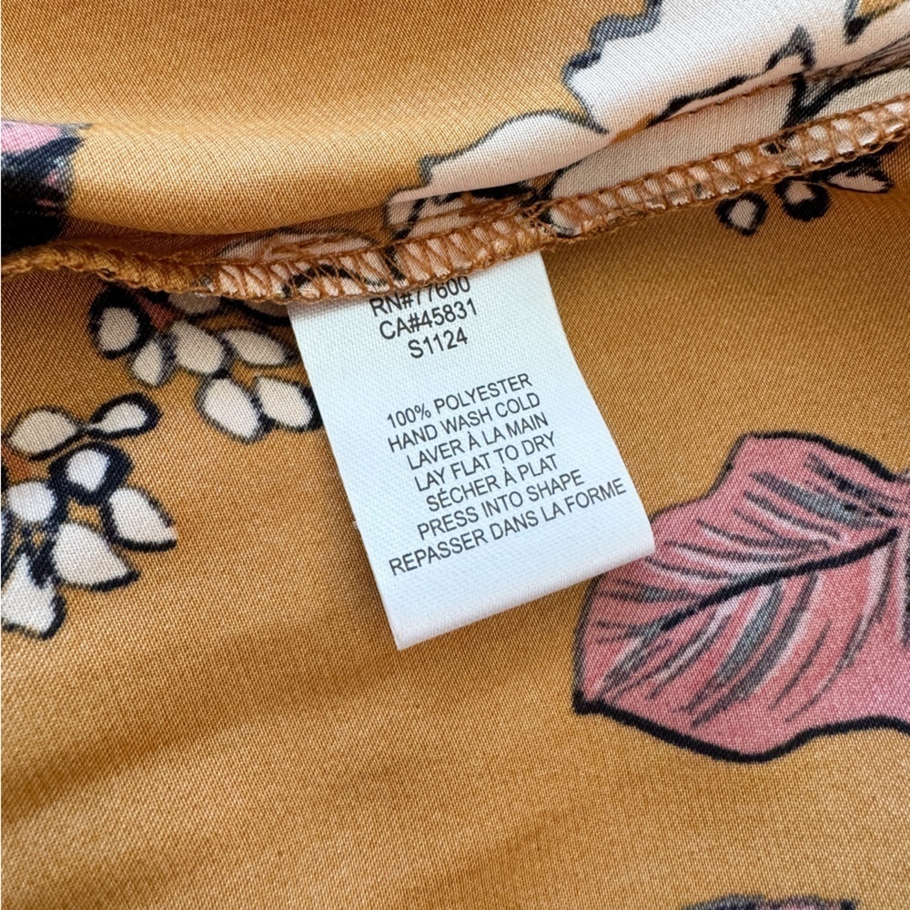 SALTWATER LUXE • Skye Midi Dress in Orange Multi - Picture 12 of 13